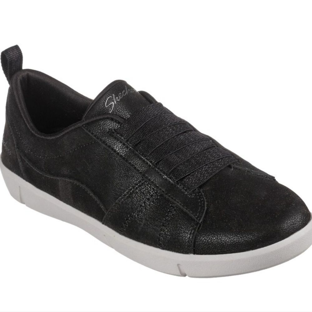 Skechers Breeze St. Level Headed Sneakers- Black/White